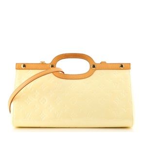 Authentic Louis Vitton Roxbury Drive Handbag Monogram Vernis